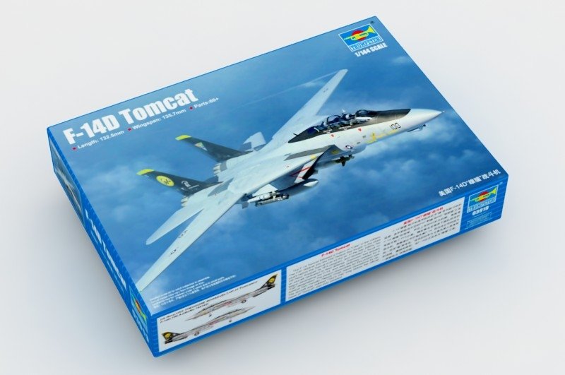 Trumpeter 03919 F-14D Tomcat 1/144 – imagen 2