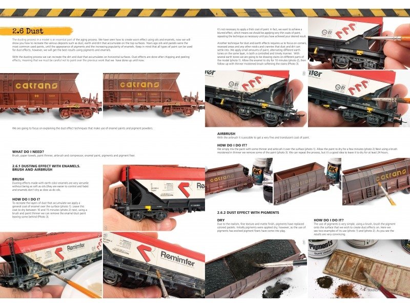 AK Interactive AK696 Techniques de modélisation Trainspotting Livre en anglais – image 5