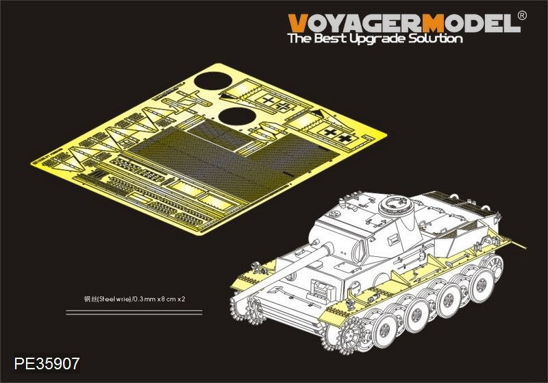 Voyager Model PE35907 WWII German Pz.Kpfw.VI Ausf.C/B (VK36.01) Fenders for REVOSYS 1/35