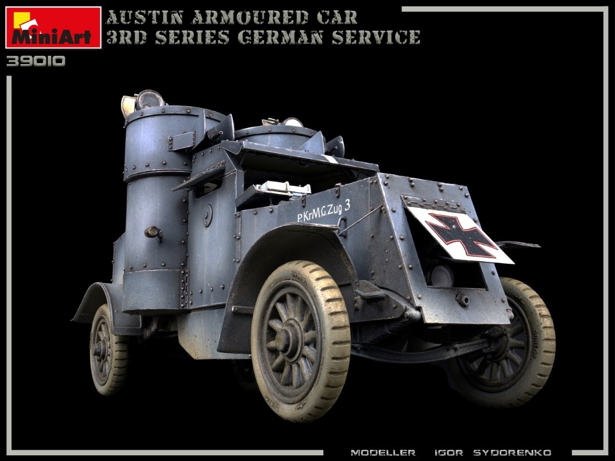 Miniart 39010 AUSTIN ARMOURED CAR 3rd SERIES: GERMAN, AUSTRO-HUNGARIAN, FINNISH SERVICE. INTERIOR KIT 1/35 – imagen 15