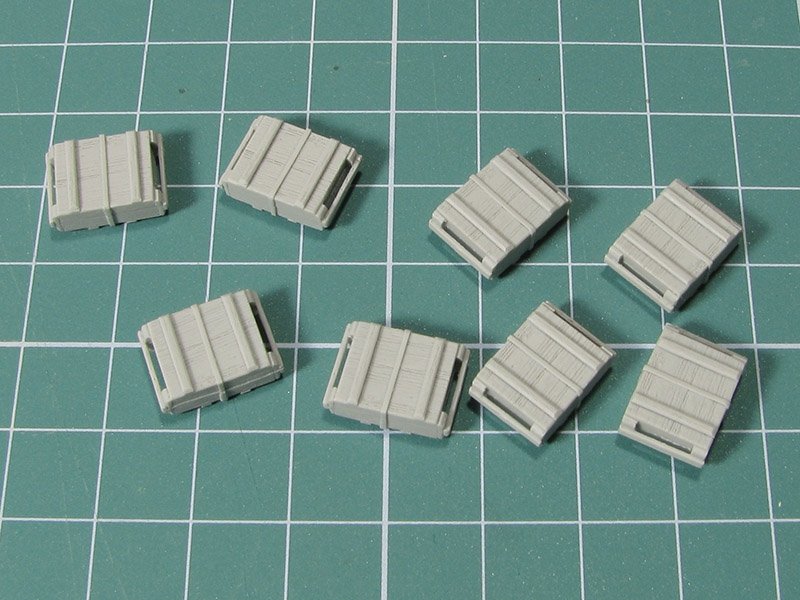 Eureka XXL E-036 Modern Russian Ammo Crates Type II for 7,62mm Ammo (for AK-47 Kalashnikov) 1/35 – imagen 3