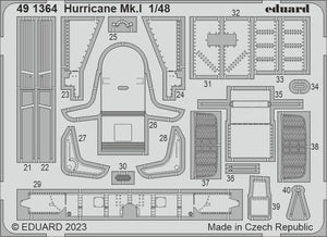 Eduard 491364 Hurricane Mk. I HOBBY BOSS 1/48 – imagen 2