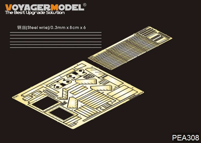 Coffres de rangement pour char lance-missiles russe IT-1, modèle Voyager PEA309 (pour TRUMPETER 05541), échelle 1/35