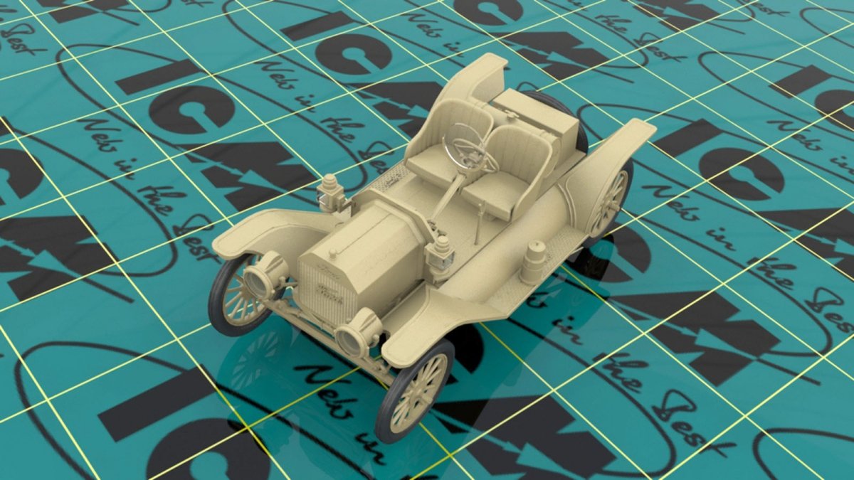 ICM 24026 Model T 1913 Speedster with American Sport Car Drivers 1/24 – imagen 5
