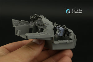 Quinta Studio QD+35106 AH-64D 3D-Printed &amp;amp; coloured Interior on decal paper (Takom) (with 3D-printed resin parts) 1/35 – immagine 11