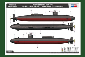 Hobby Boss 83531 USS Greeneville SSN-772 1/350 – immagine 4
