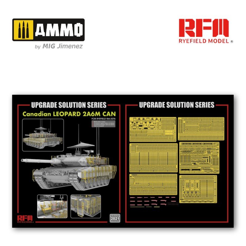 Rye Field Model 2021 Upgrade set for 5076 Canadian Leopard 2A6M CAN 1/35 – imagen 2