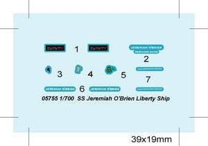 Trumpeter 05755 SS Jeremiah O Brien Liberty Ship 1/700 – imagen 3
