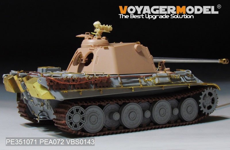 Voyager Model PE351071 WWII German Panther II Prototype Design Plan basic for Amusing Hobby 1/35 – zdjęcie 5