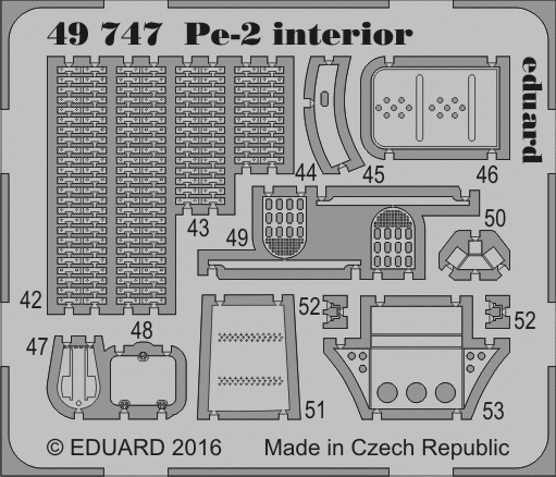 Eduard 49747 Pe-2 interior ZVEZDA 1/48 – Bild 2
