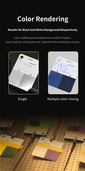 DSPIAE CC-01 Color Test Card Keychain Model Tool – imagen 10