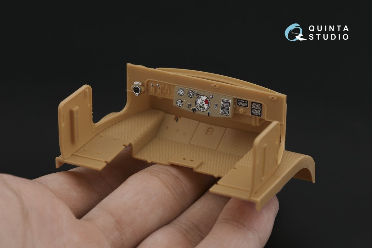 Quinta Studio QD35075 Sd.Kfz.6-1 BN9b 3D-Printed &amp;amp; coloured Interior on decal paper (Bronco) 1/35 – imagen 4