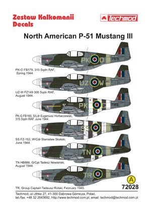 Techmod 72028 - North American P-51 Mustang III 1/72 – Bild 2