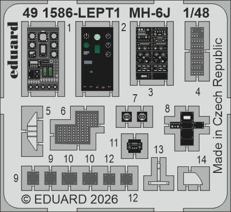 Eduard BIG49478 MH-6J for ICM 1/48 – immagine 3