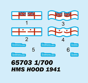 I Love Kit 65703 HMS Hood 1941 Top Grade 1/700 – zdjęcie 5