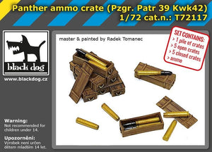 Black Dog T72117 Panther ammo crate 1/72 – immagine 2