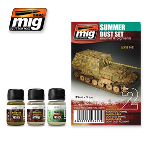 MUNITIONS de Mig Jimenez 7401 ENSEMBLE DE POUSSIÈRE D&amp;#39;ÉTÉ