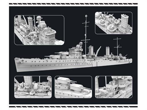 FlyHawk Model FH1109 HMS Penelope 1940 (Waterline) 1/700 – immagine 4