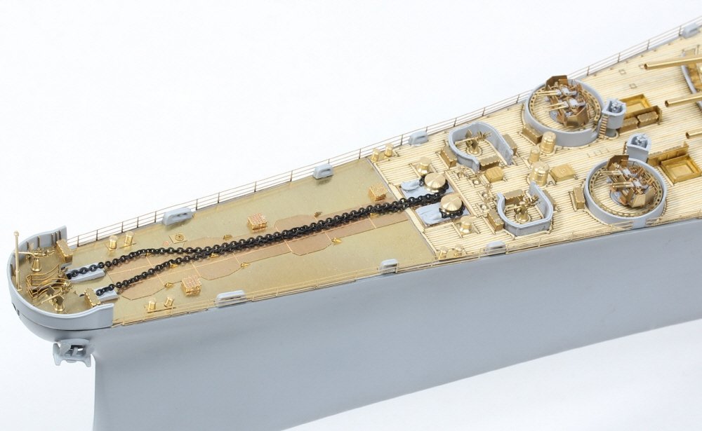 Pontos 37026FB USS BB-63 Missouri 1945 Advanced Detail Up Set (Deck Blue 20B stained wooden deck) 1/350 – Bild 4