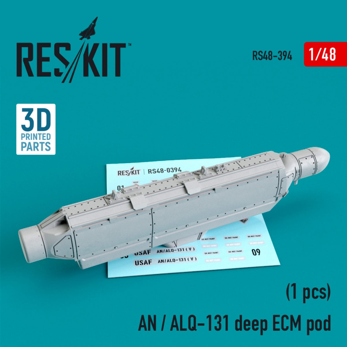 RESKIT RS48-0394 AN/ALQ-131 DEEP ECM POD 1/48