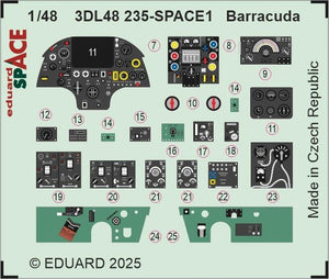 Eduard 3DL48235 Barracuda SPACE TRUMPETER 1/48 – imagen 3