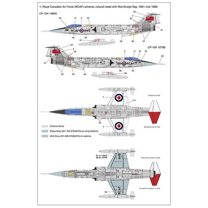 Kinetic K48127 CF-104 Starfighter 1/48 – immagine 6