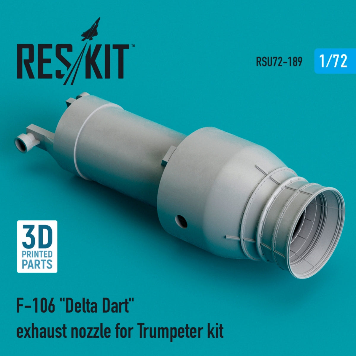 RESKIT RSU72-0189 F-106 &amp;quot;DELTA DART&amp;quot; EXHAUST NOZZLE FOR TRUMPETER KIT (3D PRINTED) 1/72
