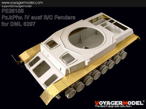 Voyager Model PE35108 Pz.kPfw. IV Ausf B/C Fenders (For DRAGON 6297) 1/35 – imagen 3