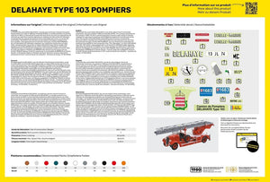 Heller 56780 Delahaye Type 103 Pompiers - Kit de démarrage 1/24 – image 3