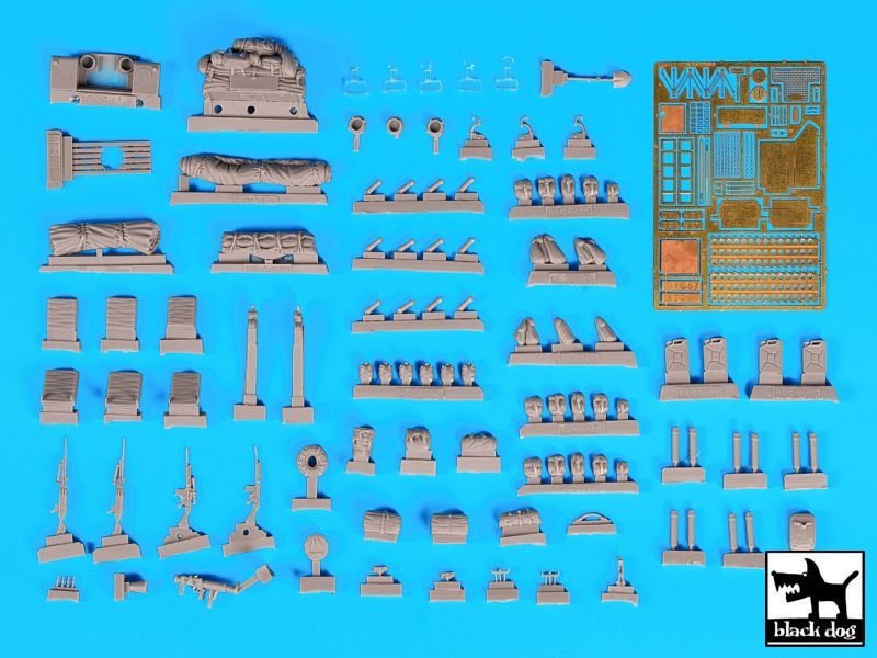 Black Dog T35117 Land Rover Pink Panther accessories set 1/35 – zdjęcie 6