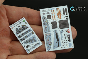Quinta Studio QD48249 Su-25 3D-Printed &amp;amp; coloured Interior on decal paper (Zvezda) 1/48 – immagine 8