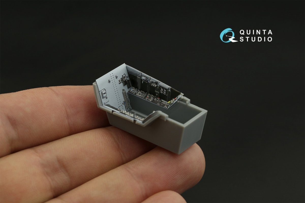 Quinta Studio QD48259 F/A-18E 3D-Printed &amp;amp; coloured Interior on decal paper (HobbyBoss) 1/48 – imagen 9