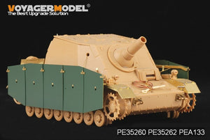 Voyager Model PEA133 WWII German Sturmpanzer IV Brummbar Early Version Side Skirts (For Tristar 35038) 1/35 – Bild 7