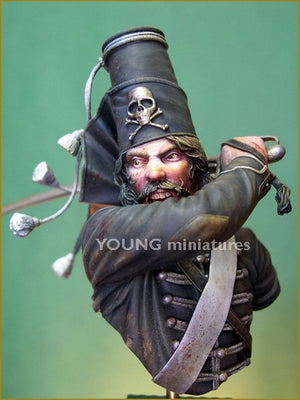 Young Miniatures YH1836 The DeathFrederick the Great&amp;#39;s 5th Hussars 1/10 – imagen 3