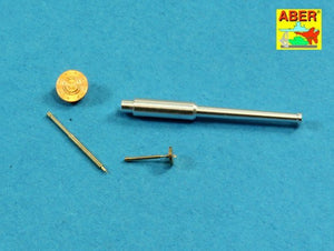 Aber 35L-212 Jeu de canons pour char soviétique T-50 45 mm 20K x 1 pièce ; 7,62 mm DT x 2 pièces (1/35)