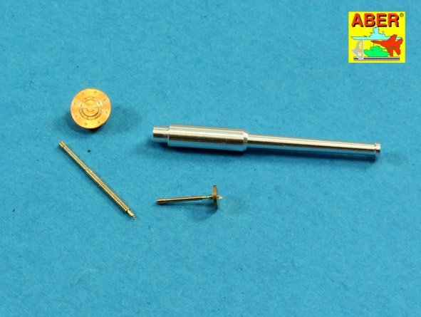 Aber 35L-212 Jeu de canons pour char soviétique T-50 45 mm 20K x 1 pièce ; 7,62 mm DT x 2 pièces (1/35)