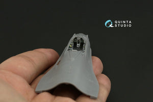 Intérieur imprimé en 3D et coloré sur papier décalcomanie Quinta Studio QD72057 F-16CJ (Tamiya) 1/72 – image 10
