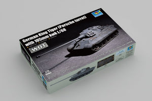 Trumpeter 07161 German King Tiger (Porsche turret) with 105mm kwk L/68 1/72 – imagen 2