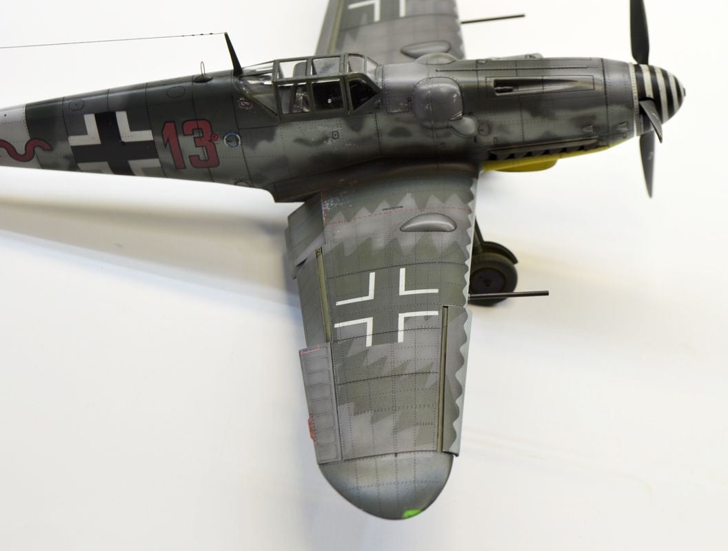 Omask 44011 Bf 109G-6 camo mask for Bartels wing 1/48 – Bild 4
