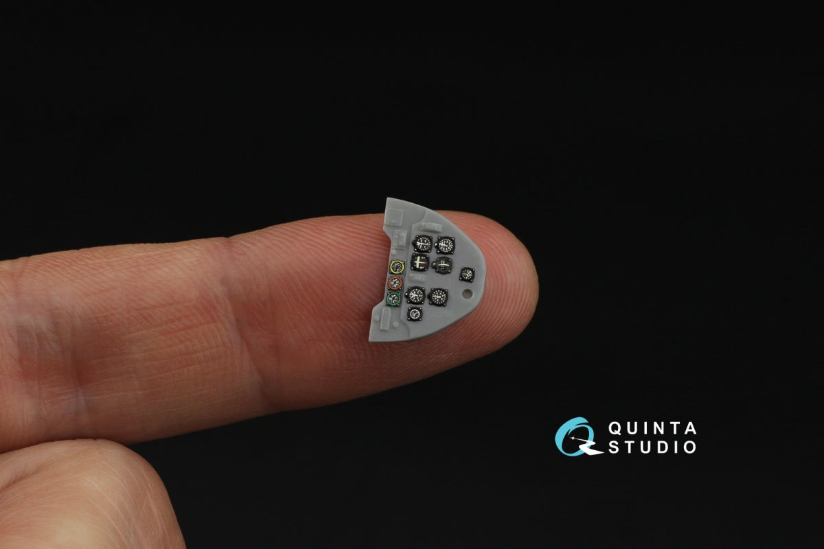Quinta Studio QD48567 German WWII Cockpit instrument gauges 3D-Printed &amp;amp; coloured Interior on decal paper (All Kits) 1/48 – imagen 6
