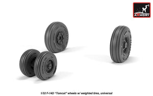 Armory Models AW32310 F-14D Tomcat late type wheels w/ weighted tires 1/32 – zdjęcie 4