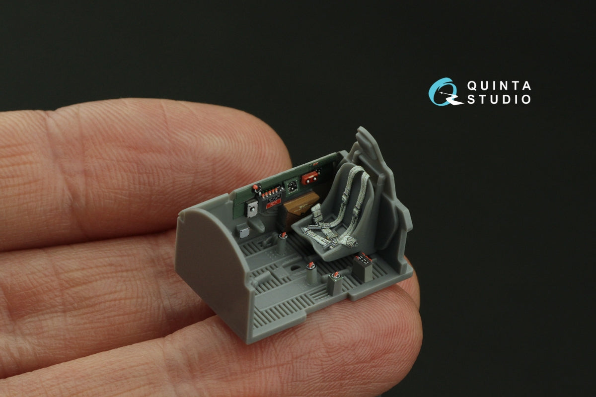 Quinta Studio QD72153 P-47D Thunderbolt Bubbletop 3D-Printed coloured Interior on decal paper (Tamiya) 1/72 – immagine 7