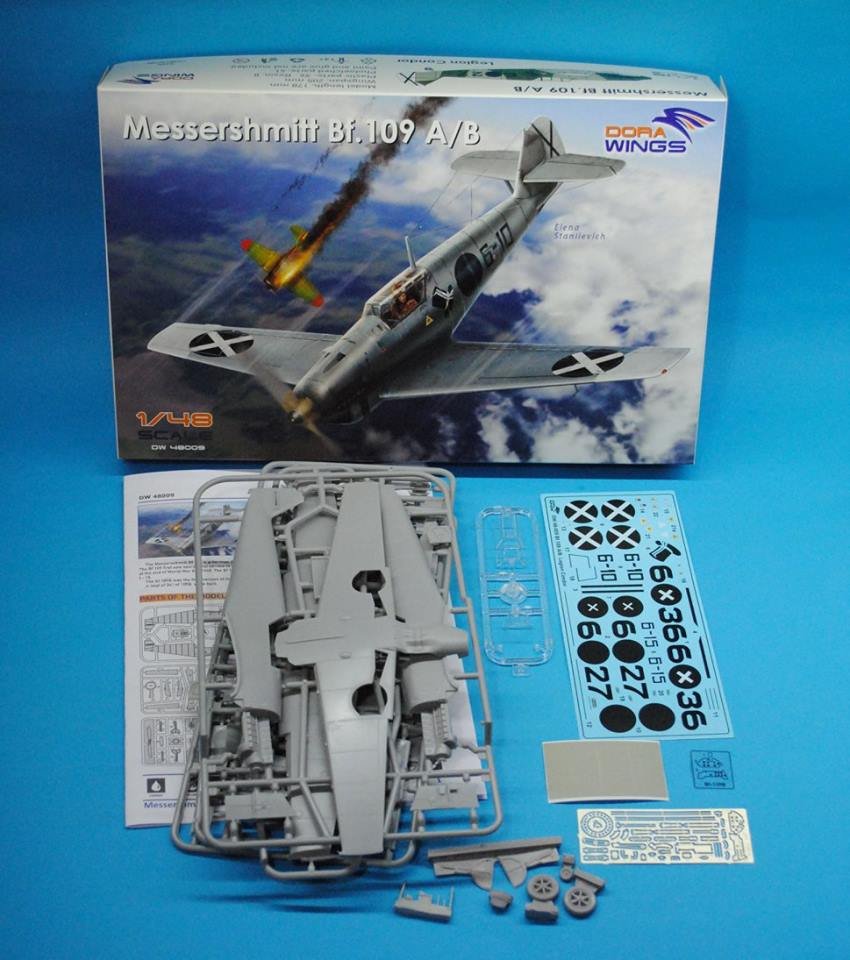 Dora Wings 48009 Bf.109 A/B Legion Condor 1/48 – imagen 2