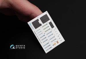 Quinta Studio QD48037 F-16С 3D-Printed &amp;amp; coloured Interior on decal paper (for Tamiya kit) 1/48 – imagen 5