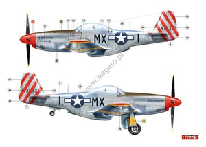 Kagero KD48004 P-51 D/K Mustang part 1 1/48 – imagen 3