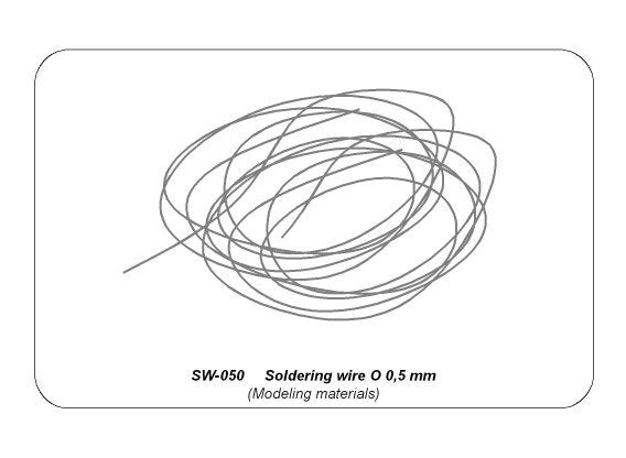 Fil à souder Aber SW-050, diamètre 0,50 mm, longueur 5 m