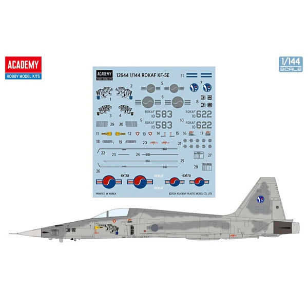 Academy 12644 Northrop KF-5E Tiger II 1/144 – immagine 2