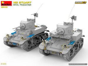 MiniArt 35401 M3 STUART INITIAL PRODUCTION 1/35 – zdjęcie 4