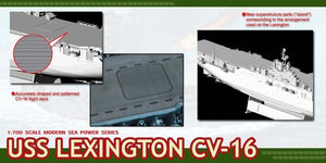 Dragon 7051 U.S.S. Lexington CV-16 1/700 – imagen 6