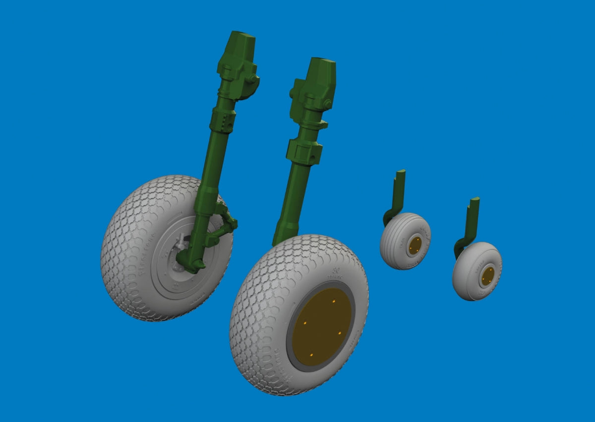 Eduard 6481058 P-40E wheels cross tread Eduard 1/48 – immagine 3